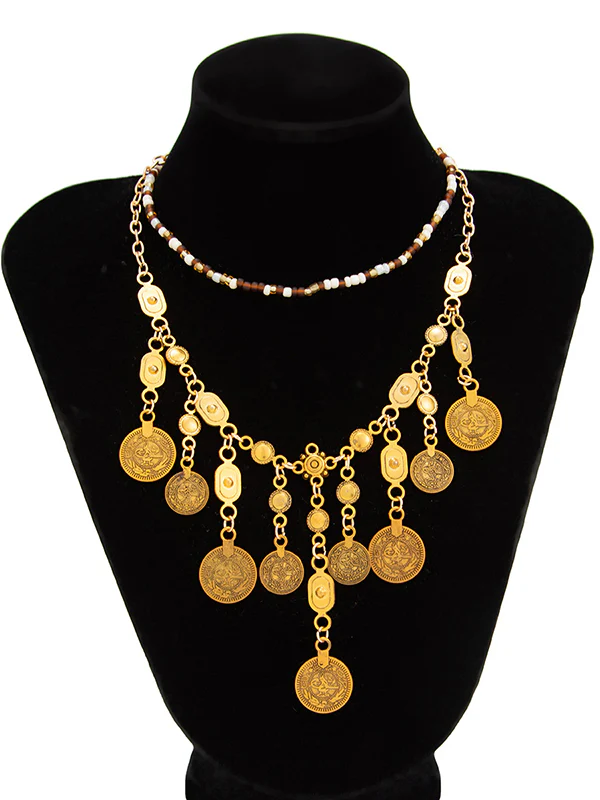 Irregularity Chains Geometric Shiny Necklaces Accessories - Image 5