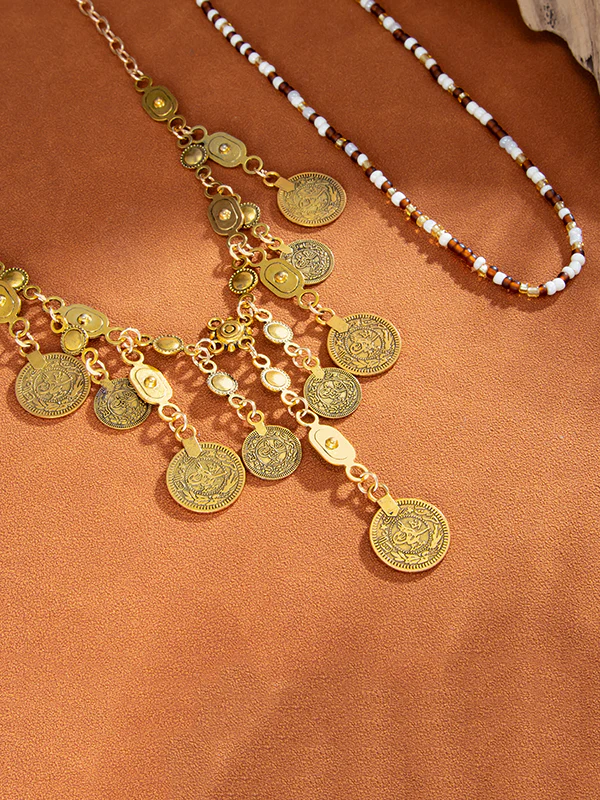 Irregularity Chains Geometric Shiny Necklaces Accessories - Image 6