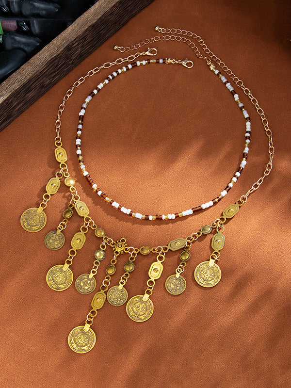 Irregularity Chains Geometric Shiny Necklaces Accessories - Image 7