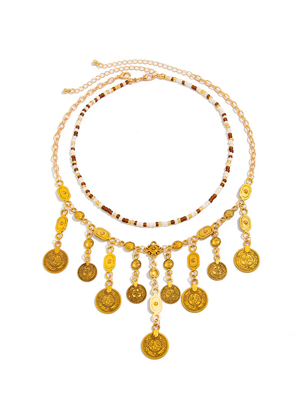 Irregularity Chains Geometric Shiny Necklaces Accessories - Image 8