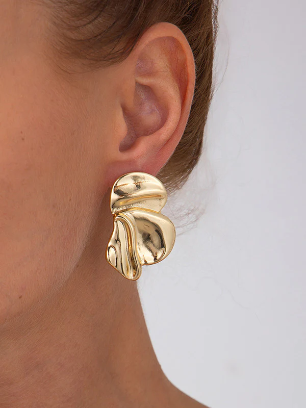 Irregularity Flower Shape Earrings Accessories - Image 35
