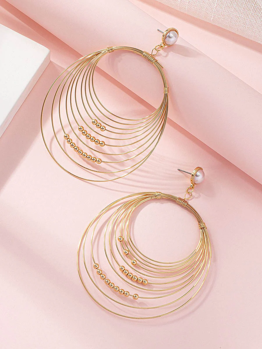 Irregularity Geometric Earrings Accessories - Image 2