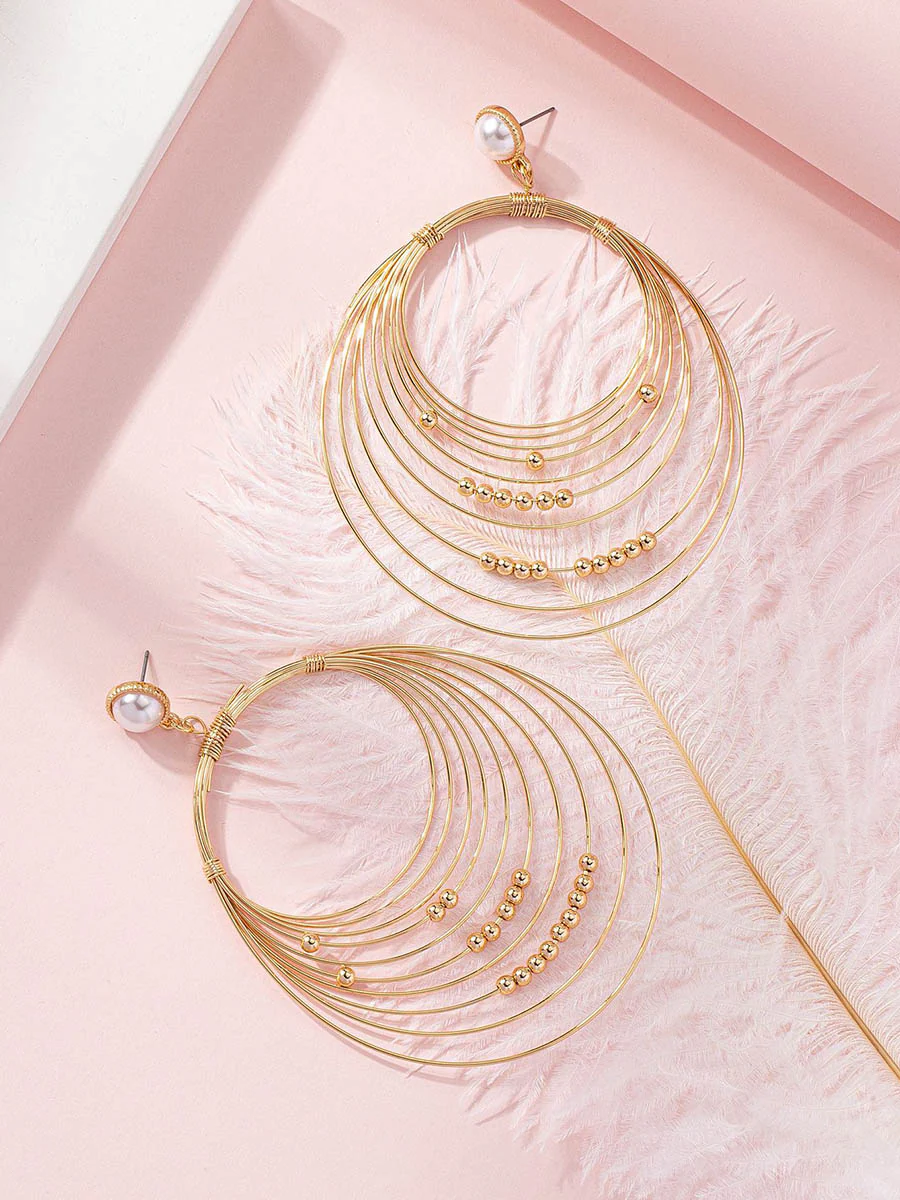 Irregularity Geometric Earrings Accessories - Image 3