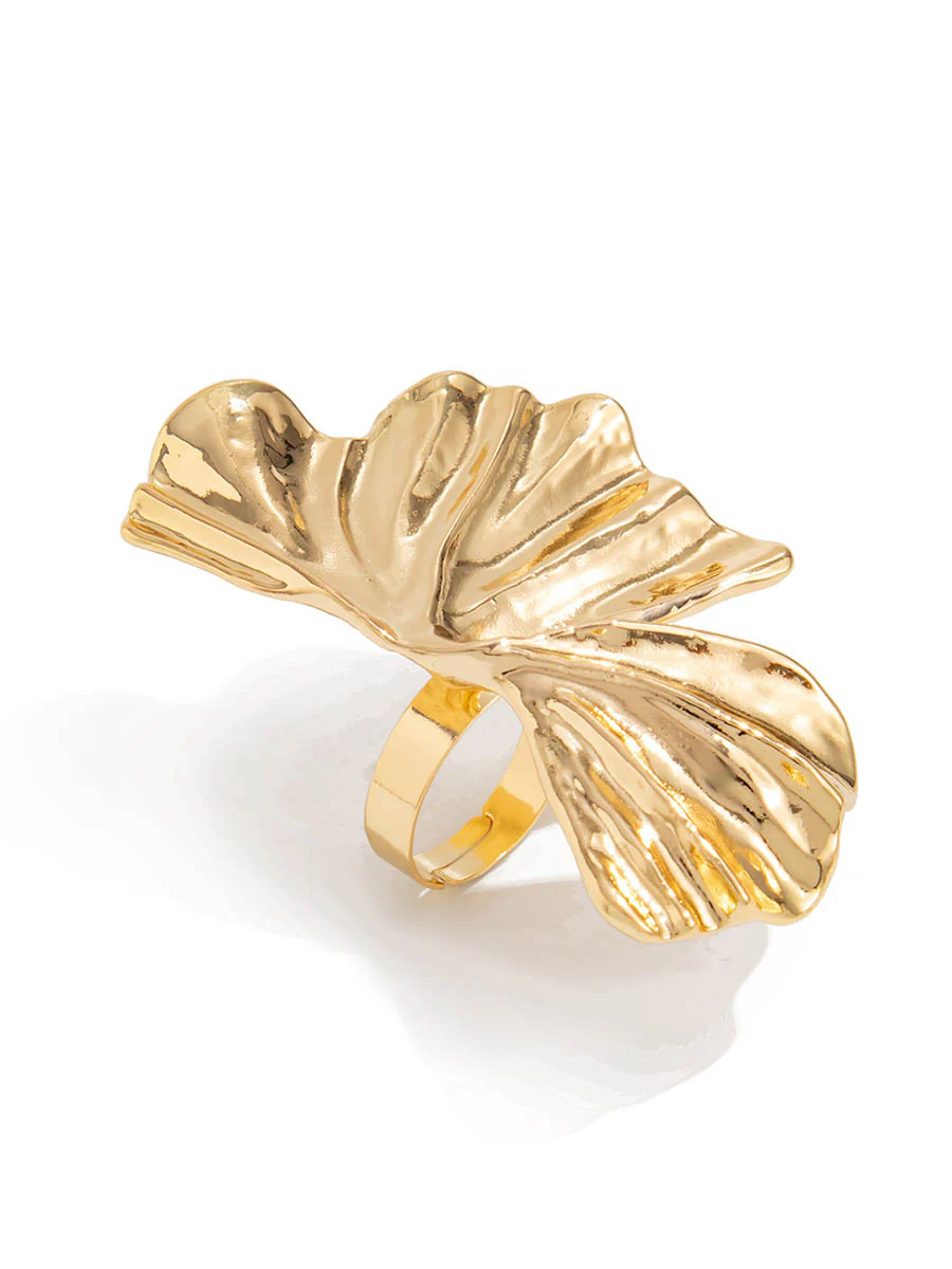 Irregularity Geometric Pleated Rings Accessories - Image 13