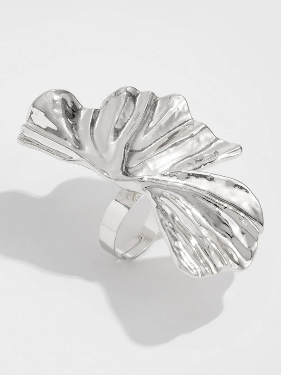 Irregularity Geometric Pleated Rings Accessories - Image 19