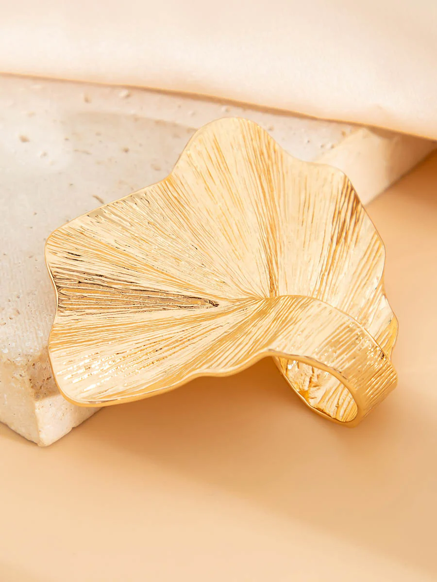 Irregularity Geometric Pleated Rings Accessories - Image 23