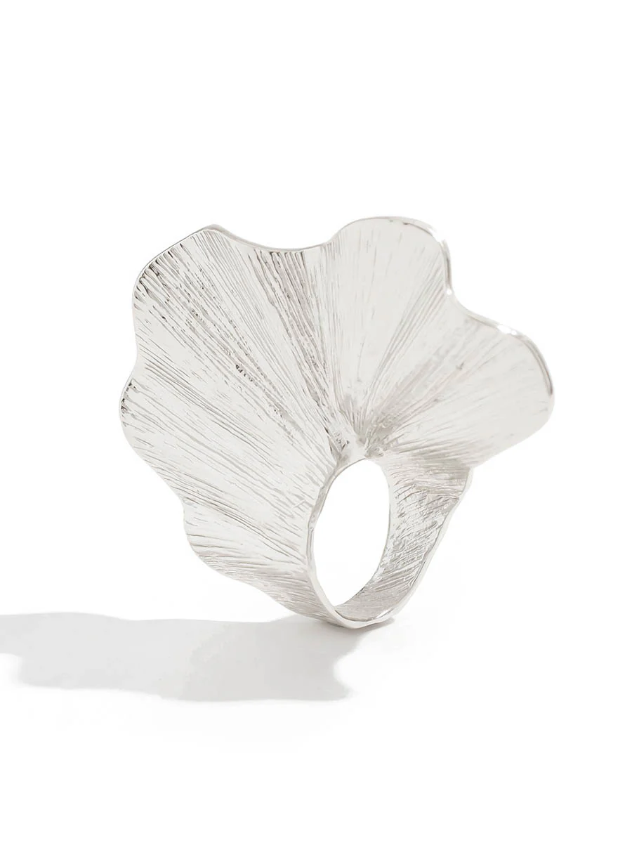Irregularity Geometric Pleated Rings Accessories - Image 7