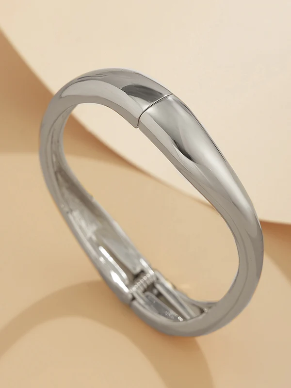 Irregularity Geometric Shiny Bracelet Accessories - Image 16