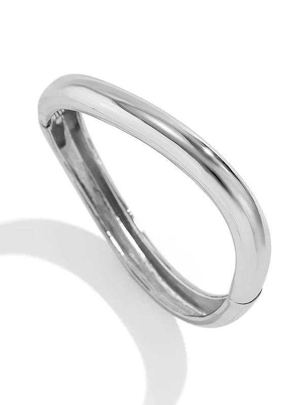 Irregularity Geometric Shiny Bracelet Accessories - Image 17