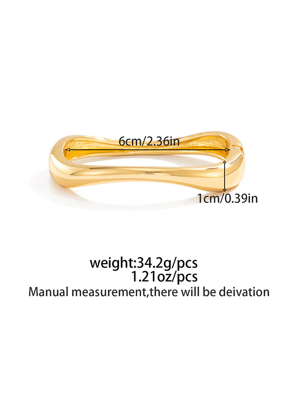 Irregularity Geometric Shiny Bracelet Accessories - Image 3