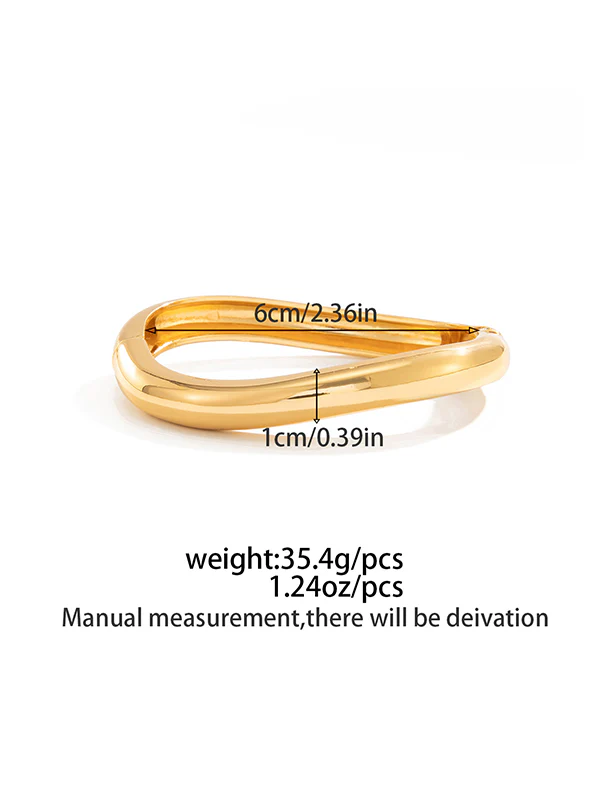 Irregularity Geometric Shiny Bracelet Accessories - Image 7