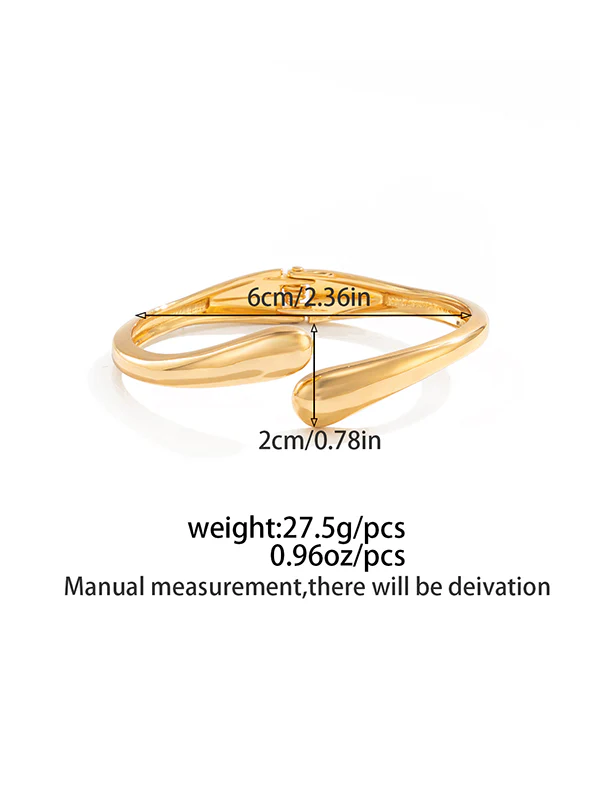 Irregularity Geometric Shiny Bracelet Accessories - Image 10
