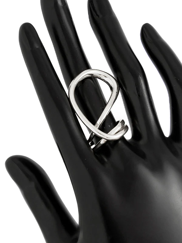 Irregularity Geometric Shiny Rings Accessories - Image 3