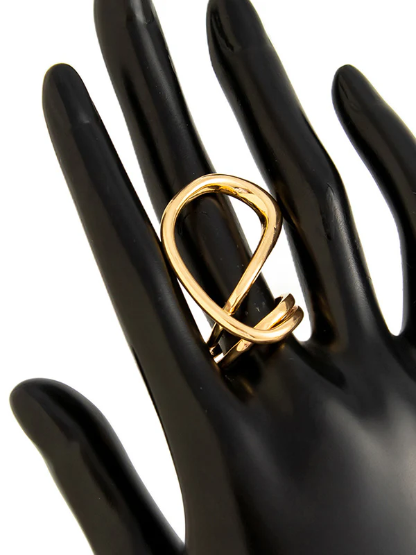 Irregularity Geometric Shiny Rings Accessories - Image 6