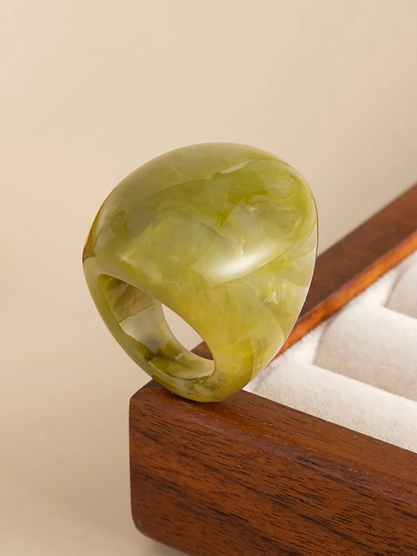 Irregularity Geometric Shiny Rings Accessories - Image 16