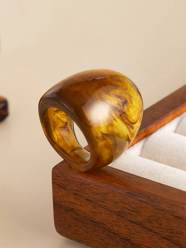 Irregularity Geometric Shiny Rings Accessories - Image 29
