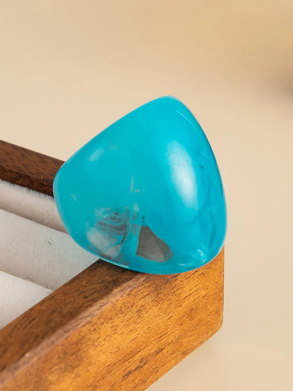 Irregularity Geometric Shiny Rings Accessories - Image 33