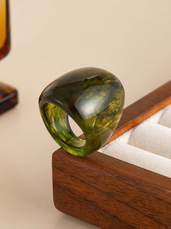 Irregularity Geometric Shiny Rings Accessories - Image 34
