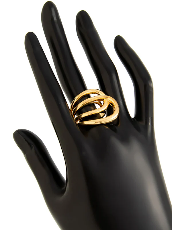 Irregularity Geometric Shiny Rings Accessories - Image 6