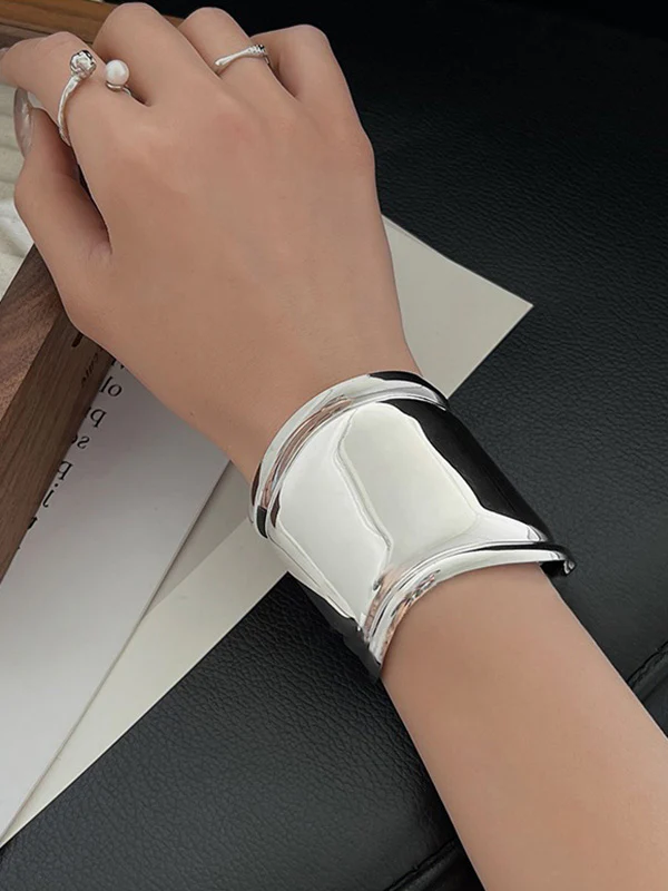 Irregularity Geometric Solid Color Bracelet Accessories - Image 9