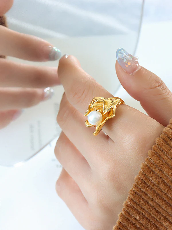 Irregularity Pleated Rings Accessories - Image 3