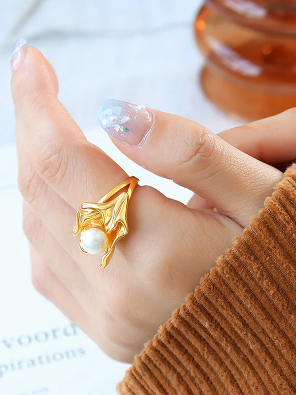 Irregularity Pleated Rings Accessories - Image 4