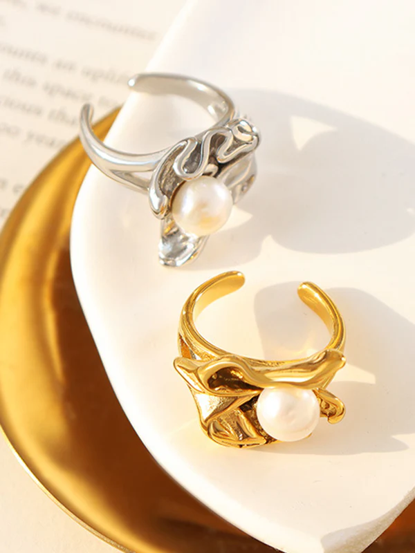 Irregularity Pleated Rings Accessories - Image 6