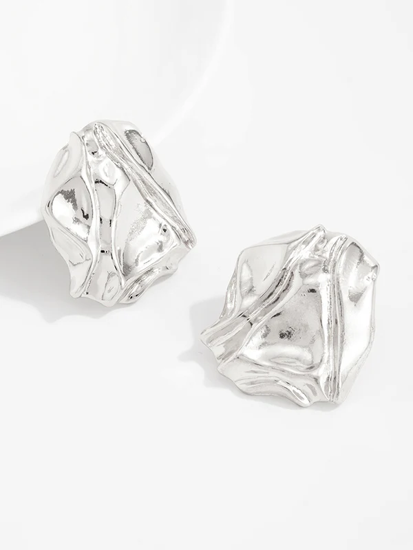 Irregularity Shiny Earrings Accessories - Image 11