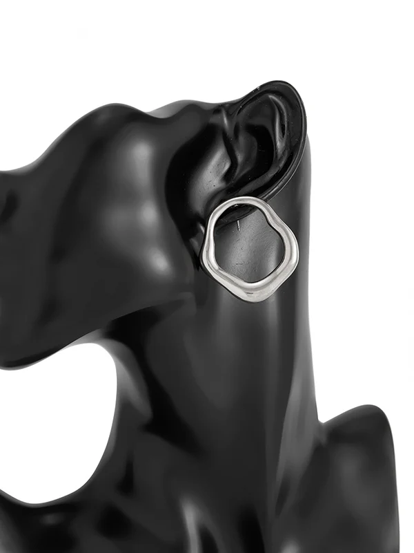 Irregularity Shiny Earrings Accessories - Image 14