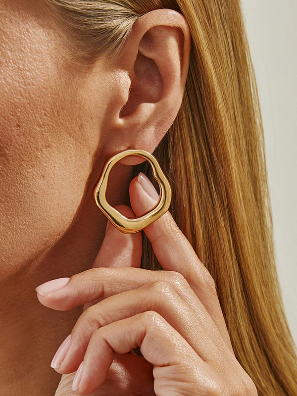 Irregularity Shiny Earrings Accessories - Image 17