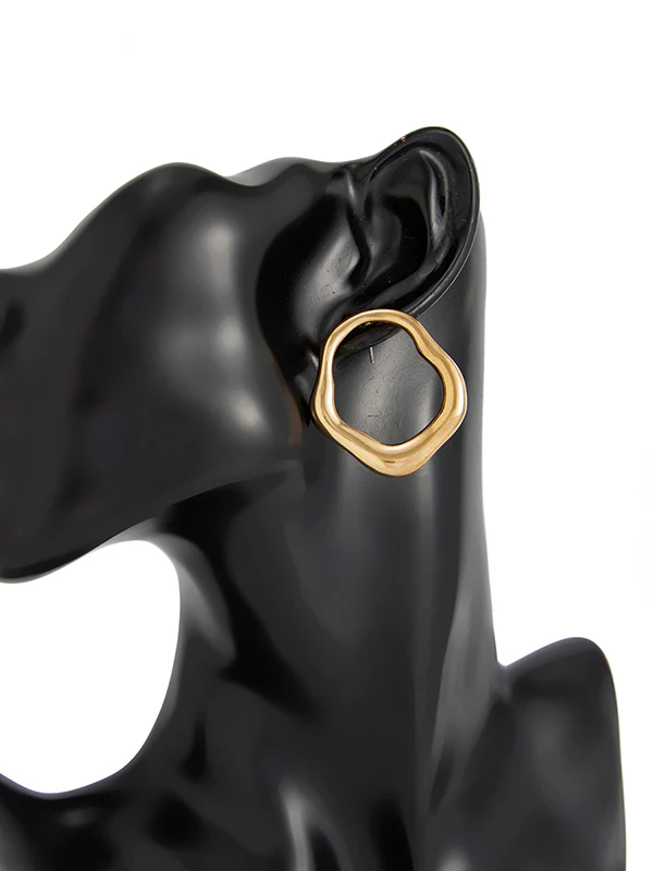 Irregularity Shiny Earrings Accessories - Image 18
