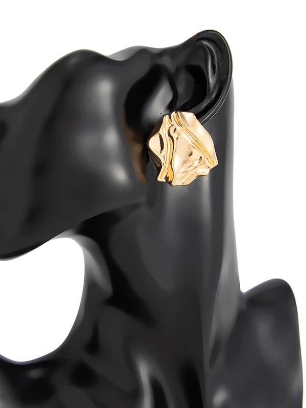 Irregularity Shiny Earrings Accessories - Image 4