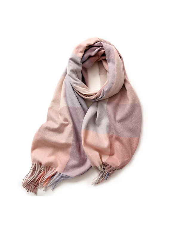 Keep Warm Plaid Tasseled Shawl&Scarf - Image 19