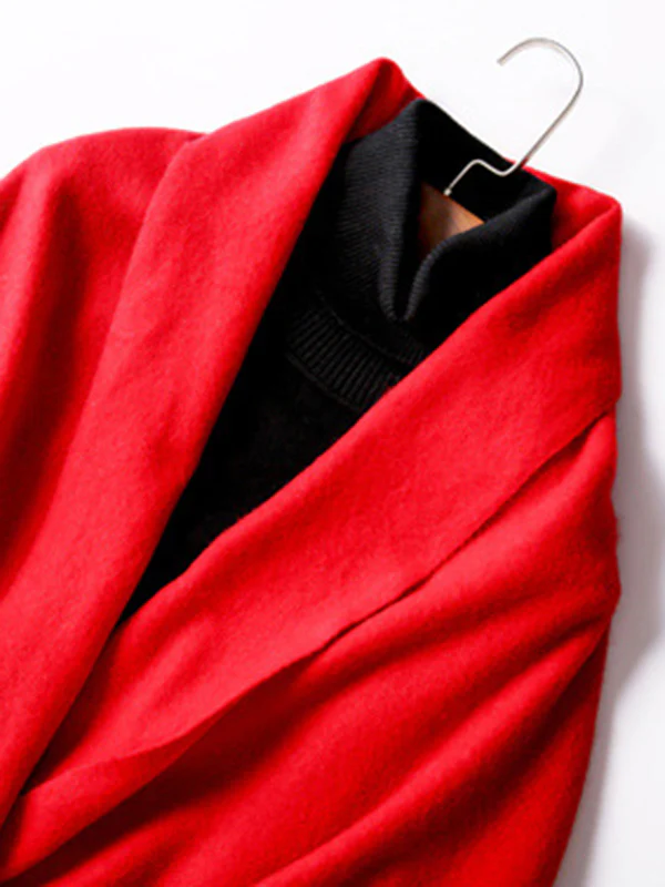 Keep Warm Solid Color Tasseled Shawl&Scarf - Image 6