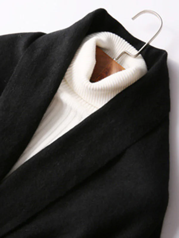Keep Warm Solid Color Tasseled Shawl&Scarf - Image 7