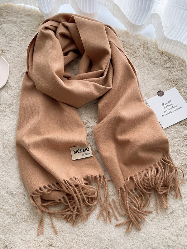 Keep Warm Tasseled Shawl&Scarf - Image 15