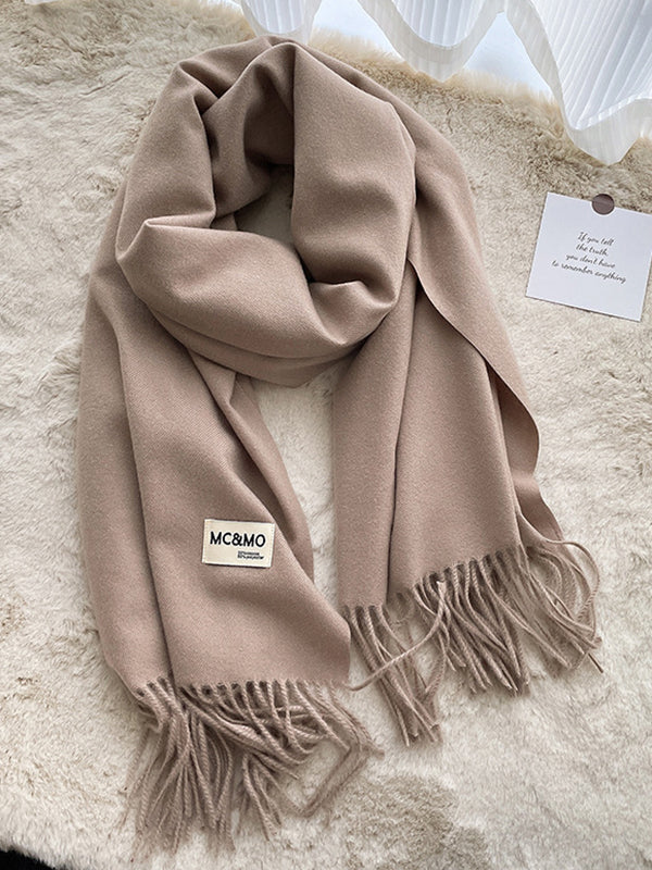 Keep Warm Tasseled Shawl&Scarf - Image 17
