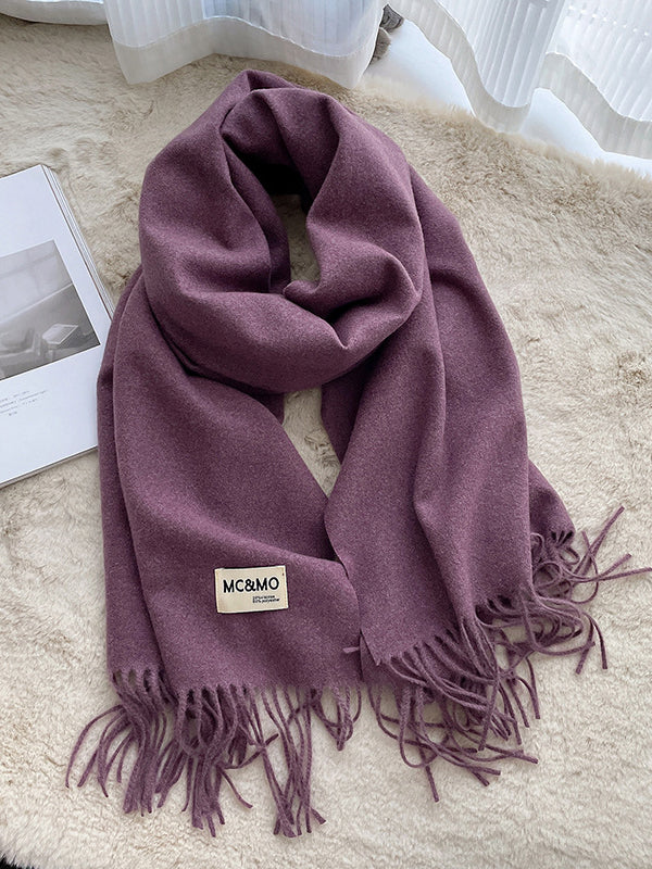 Keep Warm Tasseled Shawl&Scarf - Image 23