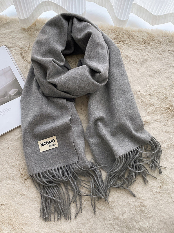 Keep Warm Tasseled Shawl&Scarf - Image 27