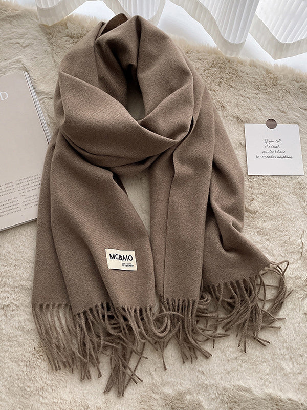 Keep Warm Tasseled Shawl&Scarf - Image 28