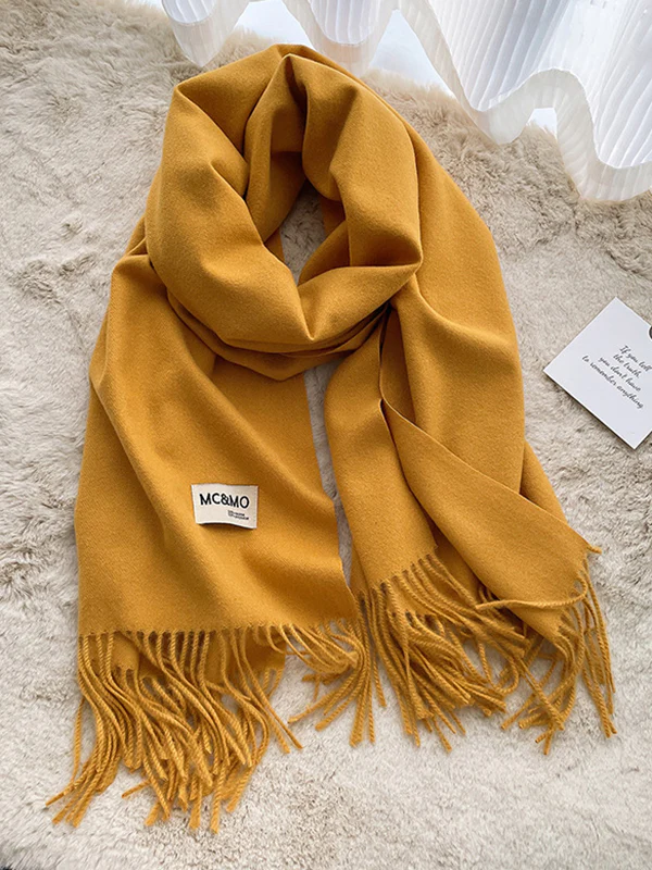 Keep Warm Tasseled Shawl&Scarf - Image 30