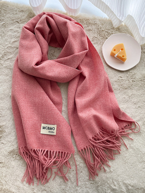 Keep Warm Tasseled Shawl&Scarf - Image 32