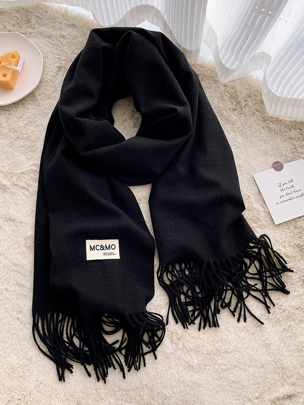 Keep Warm Tasseled Shawl&Scarf - Image 34