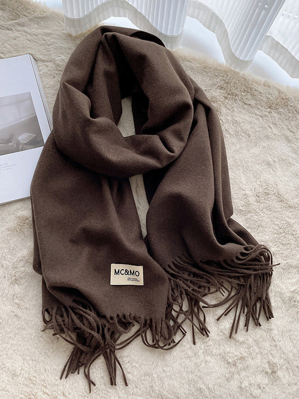 Keep Warm Tasseled Shawl&Scarf - Image 36