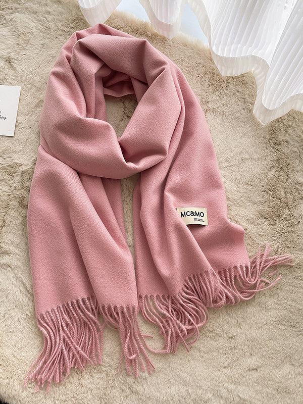 Keep Warm Tasseled Shawl&Scarf - Image 37