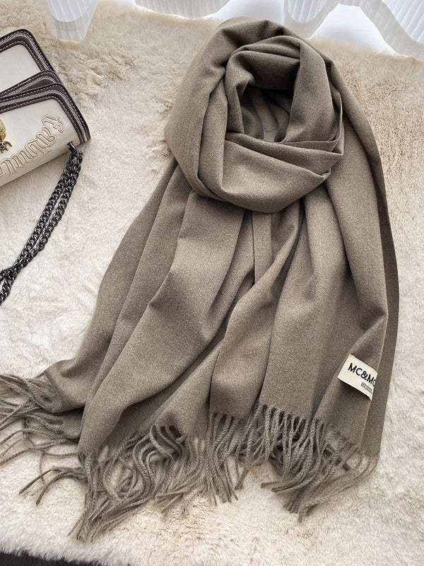Keep Warm Tasseled Shawl&Scarf - Image 38