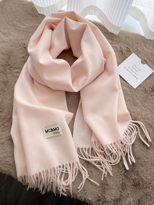 Keep Warm Tasseled Shawl&Scarf - Image 40