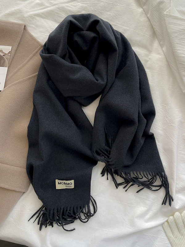 Keep Warm Tasseled Shawl&Scarf - Image 45