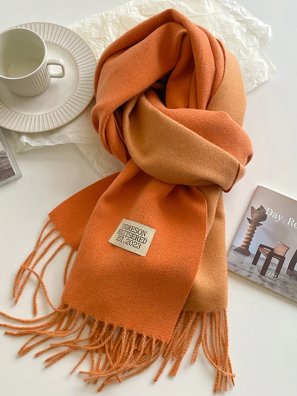 Keep Warm Tasseled Shawl&Scarf - Image 12