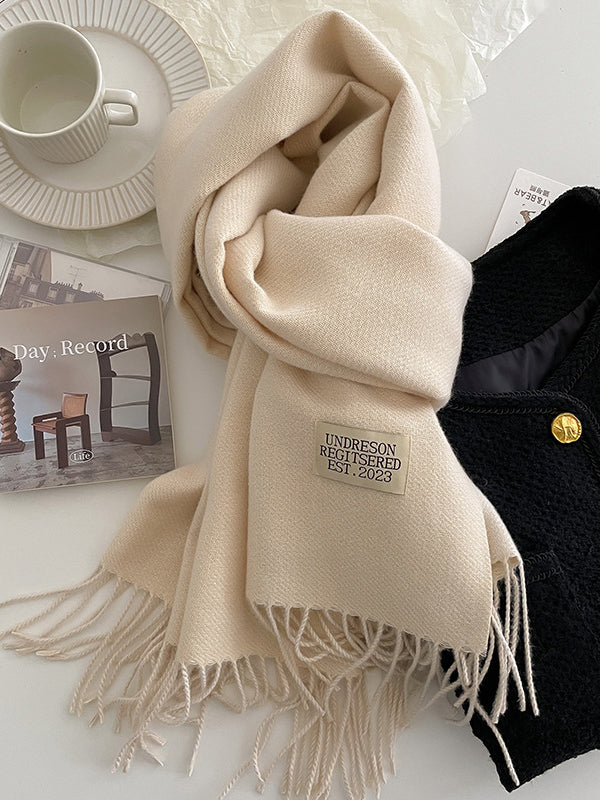 Keep Warm Tasseled Shawl&Scarf - Image 13